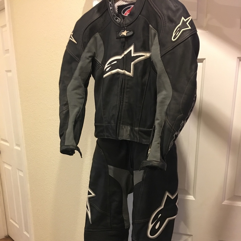 Alpinestars Stella two piece leather suit